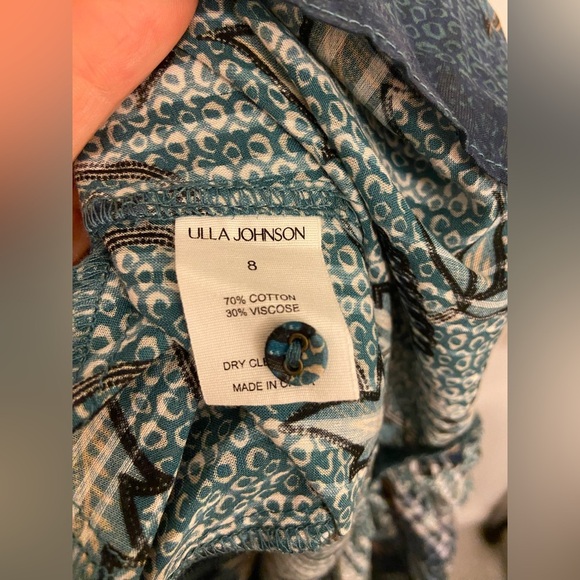 NWT Ulla Johnson Beverly Dress Cornflower Size 8 - Picture 8 of 11